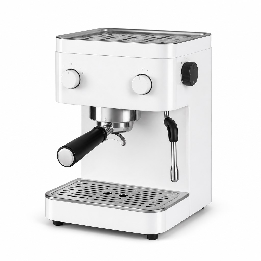 Castwell Compact Espresso Machine with Steam Wand thumbnail 2
